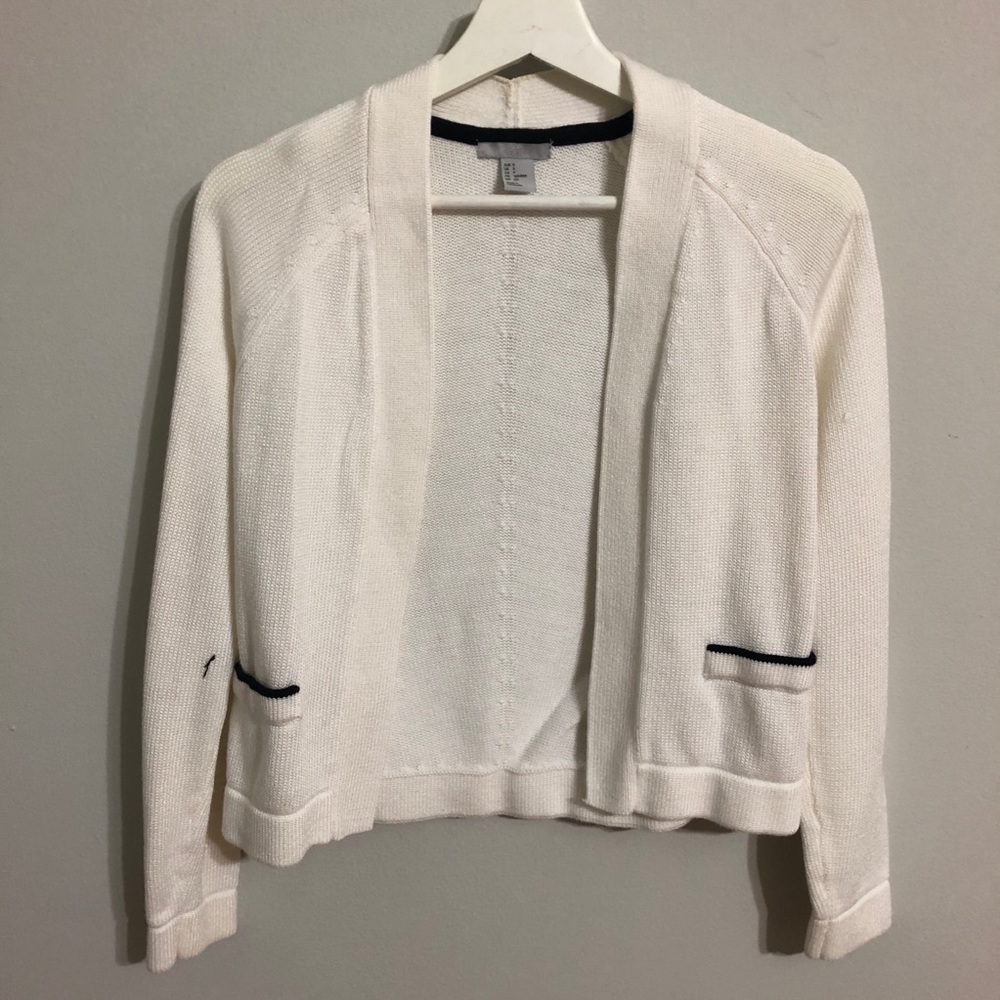 Two tone black and white black H&M  cardigan